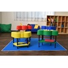 image:imageChildrens Factory  AFB5100PY Toddler Sensory Table with Lid Adjustable Height Sand amp Water IndoorOutdoor Play Equipment for Kids PlayroomHomeschoolClassroom YellowMulti Color
