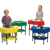 image:imageChildrens Factory  AFB5100PY Toddler Sensory Table with Lid Adjustable Height Sand amp Water IndoorOutdoor Play Equipment for Kids PlayroomHomeschoolClassroom YellowYellow