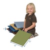 image:imageChildrens Factory 12 Woodland Sit Arounds Square Set5 CF349045 Toddler Classroom amp Daycare Floor Cushions Flexible Daycare or Nursery Seating