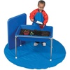 image:imageChildrens Factory 18 Small Sensory Table Sandbox with Lid Water Table for Kids Blue  Sandbox for Indoor or Outdoor Use RustResistant Sensory Bin for Classrooms Preschools and Daycares