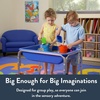 image:imageChildrens Factory 18 Small Sensory Table Sandbox with Lid Water Table for Kids Blue  Sandbox for Indoor or Outdoor Use RustResistant Sensory Bin for Classrooms Preschools and Daycares