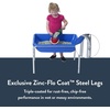 image:imageChildrens Factory 18 Small Sensory Table Sandbox with Lid Water Table for Kids Blue  Sandbox for Indoor or Outdoor Use RustResistant Sensory Bin for Classrooms Preschools and Daycares
