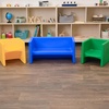 image:imageChildrens Factory AdaptaBench CF910056 Fern Kids Flexible Seating Classroom Preschool and Daycare Furniture Indoor or Outdoor Toddler ChairsBlue