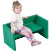 image:imageChildrens Factory AdaptaBench CF910056 Fern Kids Flexible Seating Classroom Preschool and Daycare Furniture Indoor or Outdoor Toddler ChairsGreen