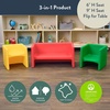 image:imageChildrens Factory AdaptaBench CF910056 Fern Kids Flexible Seating Classroom Preschool and Daycare Furniture Indoor or Outdoor Toddler ChairsRed