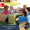 image:imageChildrens Factory AdaptaBench CF910056 Fern Kids Flexible Seating Classroom Preschool and Daycare Furniture Indoor or Outdoor Toddler ChairsSky Blue