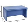 image:imageChildrens Factory AdaptaBench CF910056 Fern Kids Flexible Seating Classroom Preschool and Daycare Furniture Indoor or Outdoor Toddler ChairsSky Blue