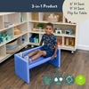image:imageChildrens Factory AdaptaBench CF910056 Fern Kids Flexible Seating Classroom Preschool and Daycare Furniture Indoor or Outdoor Toddler ChairsSky Blue