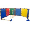 image:imageChildrens Factory Classroom Room Divider Room Divider Panel Elements 5  WaterResistant Vinyl Room Divider Panel Set Freestanding Privacy Screen for Daycare or Preschool Cantilever Feet IncludedRainbow