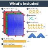image:imageChildrens Factory Classroom Room Divider Room Divider Panel Elements 5  WaterResistant Vinyl Room Divider Panel Set Freestanding Privacy Screen for Daycare or Preschool Cantilever Feet IncludedRainbow