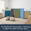 image:imageChildrens Factory Classroom Room Divider Room Divider Panel Elements 5  WaterResistant Vinyl Room Divider Panel Set Freestanding Privacy Screen for Daycare or Preschool Cantilever Feet IncludedWoodland