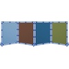 image:imageChildrens Factory Classroom Room Divider Room Divider Panel Elements 5  WaterResistant Vinyl Room Divider Panel Set Freestanding Privacy Screen for Daycare or Preschool Cantilever Feet IncludedWoodland