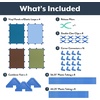 image:imageChildrens Factory Classroom Room Divider Room Divider Panel Elements 5  WaterResistant Vinyl Room Divider Panel Set Freestanding Privacy Screen for Daycare or Preschool Cantilever Feet IncludedWoodland