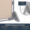 image:imageChildrens Factory Classroom Room Divider Room Divider Panel Elements 5  WaterResistant Vinyl Room Divider Panel Set Freestanding Privacy Screen for Daycare or Preschool Cantilever Feet IncludedElements