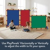 image:imageChildrens Factory Classroom Room Divider Room Divider Panel Elements 5  WaterResistant Vinyl Room Divider Panel Set Freestanding Privacy Screen for Daycare or Preschool Cantilever Feet IncludedRainbow