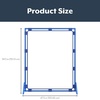 image:imageChildrens Factory Classroom Room Divider Room Divider Panel Glacier Gray  WaterResistant Vinyl Room Divider Panel Freestanding Privacy Screen for Daycare or Preschool Cantilever Feet IncludedClear