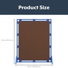 image:imageChildrens Factory Classroom Room Divider Room Divider Panel Glacier Gray  WaterResistant Vinyl Room Divider Panel Freestanding Privacy Screen for Daycare or Preschool Cantilever Feet IncludedWalnut