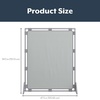 image:imageChildrens Factory Classroom Room Divider Room Divider Panel Glacier Gray  WaterResistant Vinyl Room Divider Panel Freestanding Privacy Screen for Daycare or Preschool Cantilever Feet IncludedGlacier Gray