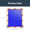 image:imageChildrens Factory Classroom Room Divider Room Divider Panel Glacier Gray  WaterResistant Vinyl Room Divider Panel Freestanding Privacy Screen for Daycare or Preschool Cantilever Feet IncludedBlue