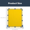 image:imageChildrens Factory Classroom Room Divider Room Divider Panel Glacier Gray  WaterResistant Vinyl Room Divider Panel Freestanding Privacy Screen for Daycare or Preschool Cantilever Feet IncludedYellow
