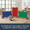 image:imageChildrens Factory Classroom Room Divider Room Divider Panel Rainbow 3  WaterResistant Vinyl Room Divider Panel Set Freestanding Privacy Screen for Daycare or Preschool Cantilever Feet IncludedRainbow