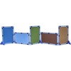 image:imageChildrens Factory Classroom Room Divider Room Divider Panel Rainbow 3  WaterResistant Vinyl Room Divider Panel Set Freestanding Privacy Screen for Daycare or Preschool Cantilever Feet IncludedWoodland
