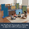 image:imageChildrens Factory Classroom Room Divider Room Divider Panel Rainbow 3  WaterResistant Vinyl Room Divider Panel Set Freestanding Privacy Screen for Daycare or Preschool Cantilever Feet IncludedWoodland