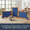 image:imageChildrens Factory Classroom Room Divider Room Divider Panel Rainbow 3  WaterResistant Vinyl Room Divider Panel Set Freestanding Privacy Screen for Daycare or Preschool Cantilever Feet IncludedBlue