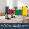 image:imageChildrens Factory Classroom Room Divider Room Divider Panel Rainbow 3  WaterResistant Vinyl Room Divider Panel Set Freestanding Privacy Screen for Daycare or Preschool Cantilever Feet IncludedRainbow