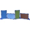 image:imageChildrens Factory Classroom Room Divider Room Divider Panel Rainbow 3  WaterResistant Vinyl Room Divider Panel Set Freestanding Privacy Screen for Daycare or Preschool Cantilever Feet IncludedWoodland