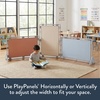 image:imageChildrens Factory Classroom Room Divider Room Divider Panel Rainbow 3  WaterResistant Vinyl Room Divider Panel Set Freestanding Privacy Screen for Daycare or Preschool Cantilever Feet IncludedElements