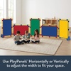 image:imageChildrens Factory Classroom Room Divider Room Divider Panel Rainbow 3  WaterResistant Vinyl Room Divider Panel Set Freestanding Privacy Screen for Daycare or Preschool Cantilever Feet IncludedRainbow