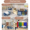 image:imageChildrens Factory Classroom Room Divider Room Divider Panel Woodland 5  WaterResistant Vinyl Room Divider Panel Set Freestanding Privacy Screen for Daycare or Preschool Cantilever Feet IncludedElements