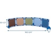 image:imageChildrens Factory Classroom Room Divider Room Divider Panel Woodland 5  WaterResistant Vinyl Room Divider Panel Set Freestanding Privacy Screen for Daycare or Preschool Cantilever Feet IncludedWoodland