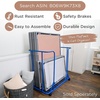 image:imageChildrens Factory Classroom Room Divider Room Divider Panel Woodland 5  WaterResistant Vinyl Room Divider Panel Set Freestanding Privacy Screen for Daycare or Preschool Cantilever Feet IncludedElements
