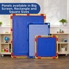 image:imageChildrens Factory Classroom Room Divider Room Divider Panel Woodland 5  WaterResistant Vinyl Room Divider Panel Set Freestanding Privacy Screen for Daycare or Preschool Cantilever Feet IncludedWoodland