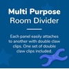 image:imageChildrens Factory Classroom Room Divider Room Divider Panel Woodland 5  WaterResistant Vinyl Room Divider Panel Set Freestanding Privacy Screen for Daycare or Preschool Cantilever Feet IncludedClear
