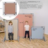 image:imageChildrens Factory Classroom Room Divider Room Divider Panel Woodland 5  WaterResistant Vinyl Room Divider Panel Set Freestanding Privacy Screen for Daycare or Preschool Cantilever Feet IncludedElements
