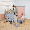 image:imageChildrens Factory Classroom Room Divider Room Divider Panel Woodland 5  WaterResistant Vinyl Room Divider Panel Set Freestanding Privacy Screen for Daycare or Preschool Cantilever Feet IncludedElements