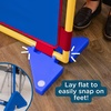 image:imageChildrens Factory Classroom Room Divider Room Divider Panel Woodland 5  WaterResistant Vinyl Room Divider Panel Set Freestanding Privacy Screen for Daycare or Preschool Cantilever Feet IncludedClear