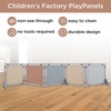 image:imageChildrens Factory Classroom Room Divider Room Divider Panel Woodland 5  WaterResistant Vinyl Room Divider Panel Set Freestanding Privacy Screen for Daycare or Preschool Cantilever Feet IncludedElements