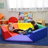 image:imageChildrens Factory Hexagon Happening Hollow Kids Reading Nook Toddler Modular Couch for Daycare Classroom Rainbow