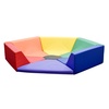 image:imageChildrens Factory Hexagon Happening Hollow Kids Reading Nook Toddler Modular Couch for Daycare Classroom Rainbow