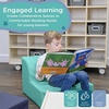 image:imageChildrens Factory Library Lounger Flexible Seating Classroom Furniture Comfy Kids Chairs GreenFern Single LoungerAqua