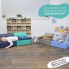 image:imageChildrens Factory Library Lounger Flexible Seating Classroom Furniture Comfy Kids Chairs GreenFern Single LoungerAqua