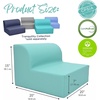 image:imageChildrens Factory Library Lounger Flexible Seating Classroom Furniture Comfy Kids Chairs GreenFern Single LoungerAqua