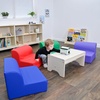 image:imageChildrens Factory Library Lounger Flexible Seating Classroom Furniture Comfy Kids Chairs GreenFern Single LoungerBlue