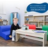 image:imageChildrens Factory Library Lounger Flexible Seating Classroom Furniture Comfy Kids Chairs GreenFern Single LoungerBlue