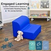 image:imageChildrens Factory Library Lounger Flexible Seating Classroom Furniture Comfy Kids Chairs GreenFern Single LoungerBlue