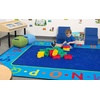 image:imageChildrens Factory Library Lounger Flexible Seating Classroom Furniture Comfy Kids Chairs GreenFern Single LoungerBlueSky Blue